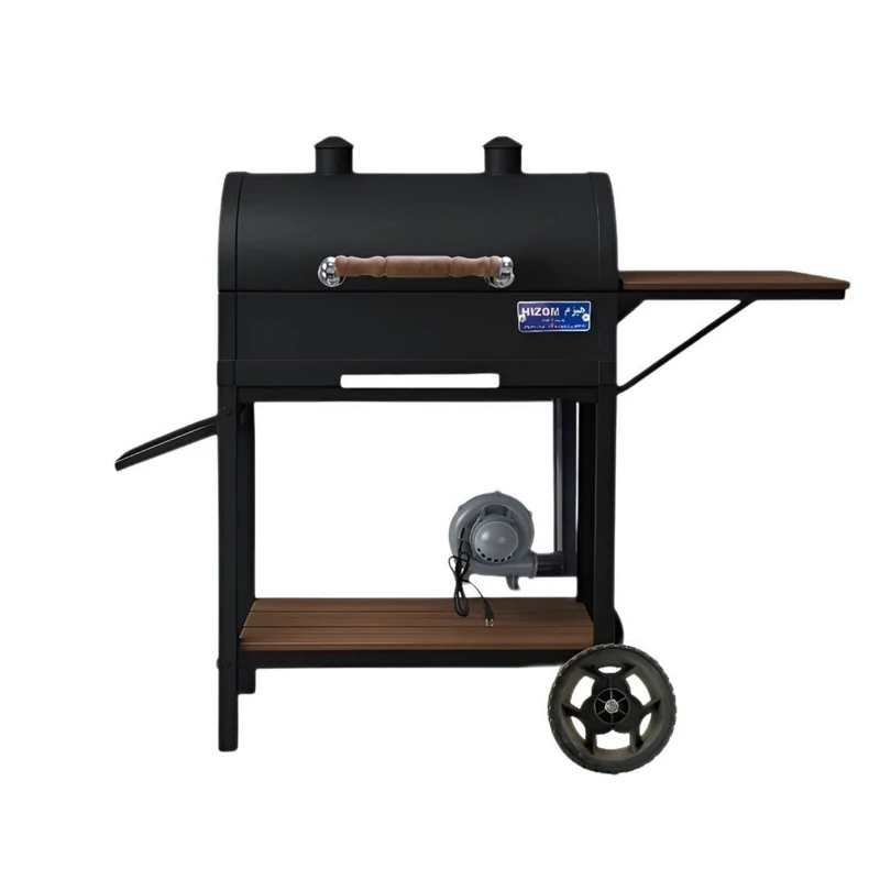 باربیکیو هیزم مدل ذغالی فن دار 60 سانتی (پسکرایه)